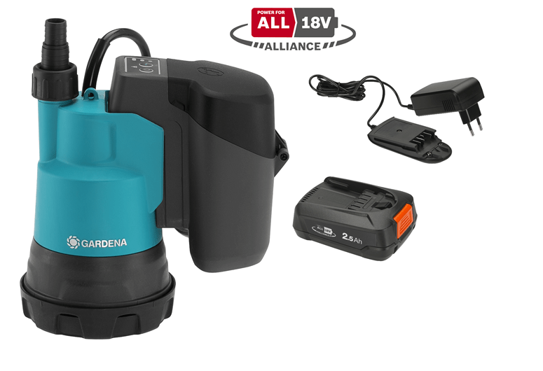 Accu dompelpomp 2000/2 18V P4A Set Accu dompelpomp 2000/2 18V P4A Set