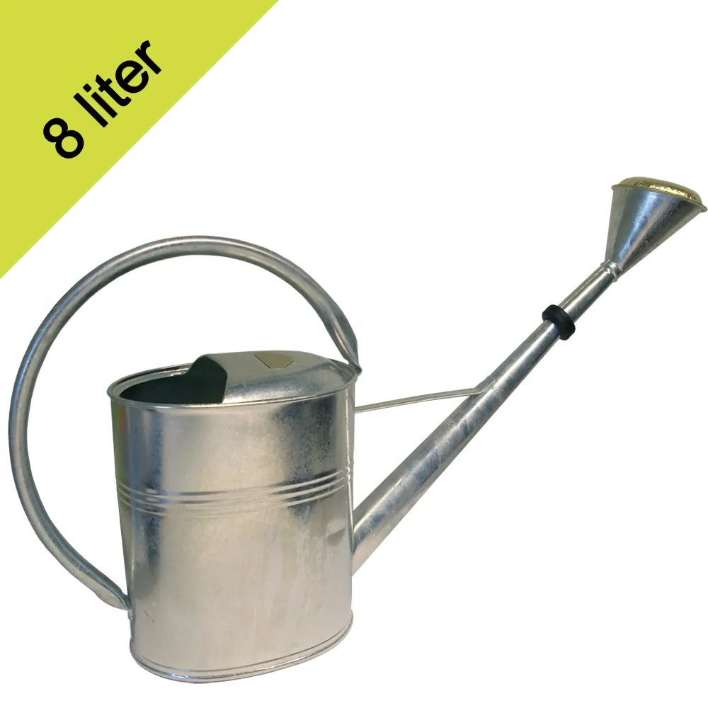 Gieter ovaal 8 liter zink Gieter ovaal 8 liter zink