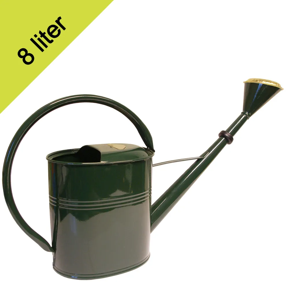 Gieter ovaal 8 liter zink/groen Gieter ovaal 8 liter zink/groen