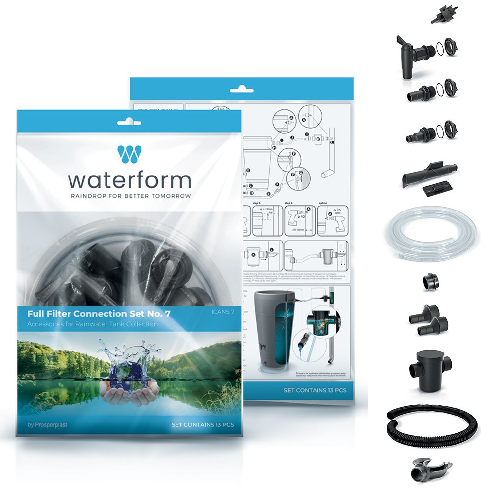 Waterform Aftap en vulset 13-delig Waterform Aftap en vulset 13-delig