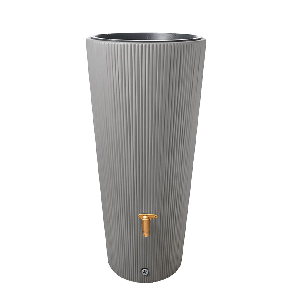 2in1 ton VASO DECOR 220 liter grijs ø 58(max) x h.120 cm K 2in1 ton VASO DECOR 220 liter grijs ø 58(max) x h.120 cm K