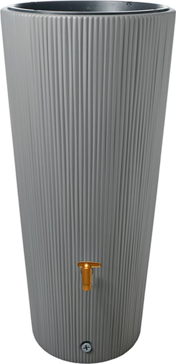 2in1 ton LINUS 220 liter steengrijs ø 58(max) x h.120 cm D 2in1 ton LINUS 220 liter steengrijs ø 58(max) x h.120 cm D