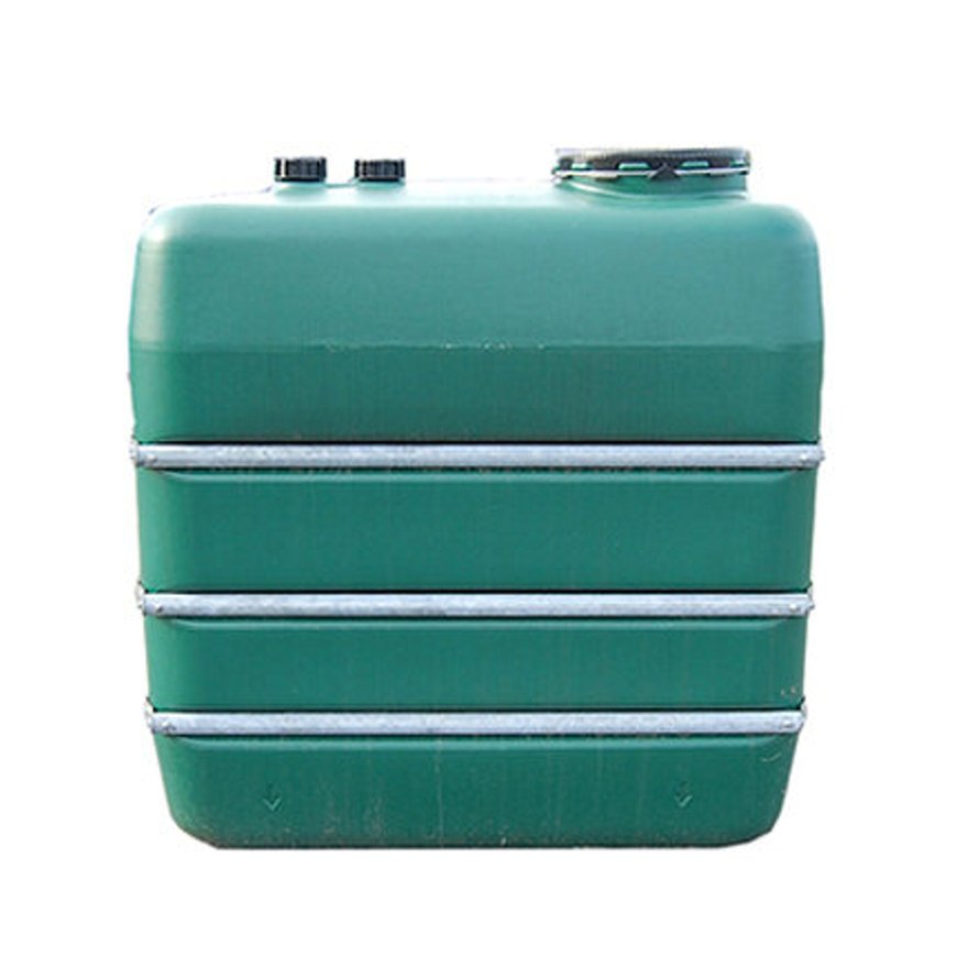 Regenwatertank, polyetheen, 2000 liter, 205 x 72 x 164 cm, bovengronds, incl. staalband Regenwatertank, polyetheen, 2000 liter, 205 x 72 x 164 cm, bovengronds, incl. staalband