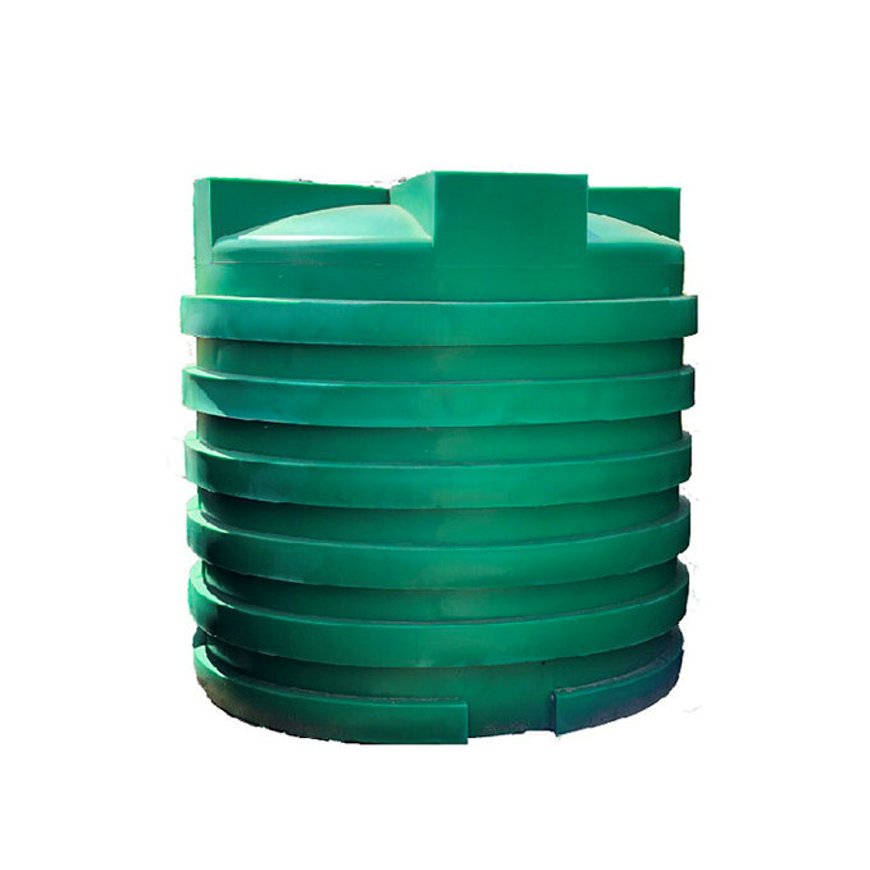 Opslagtank, pe, groen, 4000 liter, Ø 180 cm, h = 175 cm, bovengronds Opslagtank, pe, groen, 4000 liter, Ø 180 cm, h = 175 cm, bovengronds