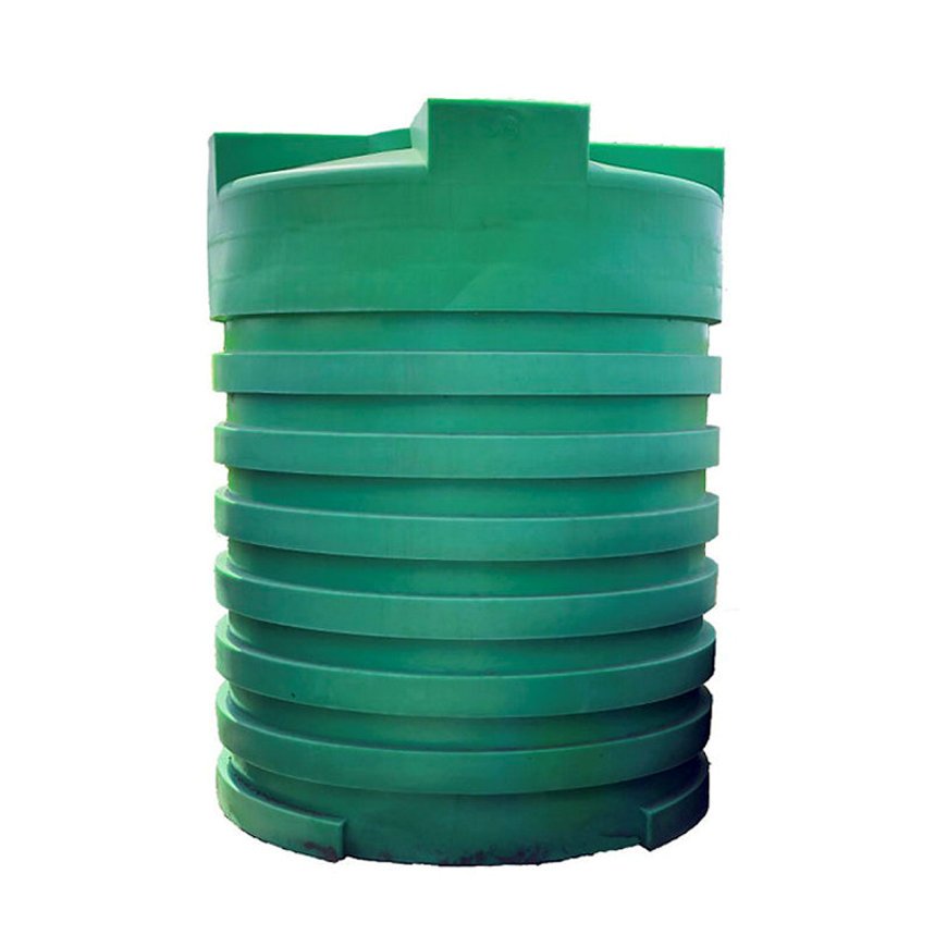 Opslagtank, pe, groen, 6000 liter, Ø 180 cm, h = 235 cm, bovengronds Opslagtank, pe, groen, 6000 liter, Ø 180 cm, h = 235 cm, bovengronds