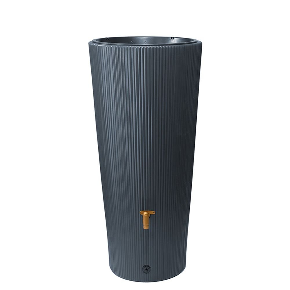 2in1 ton VASO DECOR 220 liter Grafietgrijs ø 58(max) x h.120 cm K 2in1 ton VASO DECOR 220 liter Grafietgrijs ø 58(max) x h.120 cm K