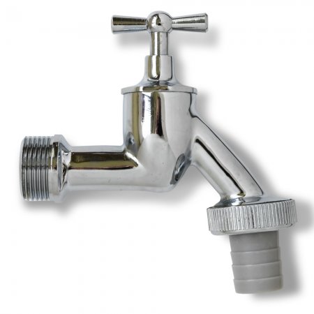 Tapkraan chroom 3/4" Tapkraan chroom 3/4"