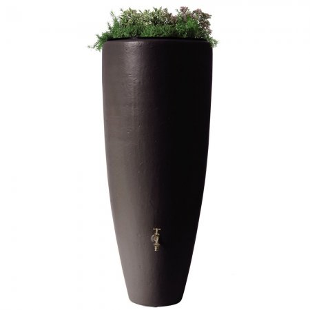 2IN1 regenton 300 liter mokka ø 62(max) x h.145 cm M 2IN1 regenton 300 liter mokka ø 62(max) x h.145 cm M