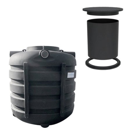 Budget DSB2000 incl. schacht, pe, 2000 liter, 150 x 130 x 160 cm, ondergronds Budget DSB2000 incl. schacht, pe, 2000 liter, 150 x 130 x 160 cm, ondergronds