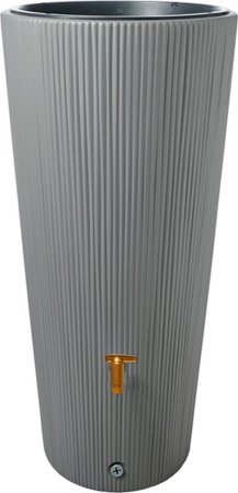 2in1 ton LINUS 220 liter steengrijs ø 58(max) x h.120 cm D 2in1 ton LINUS 220 liter steengrijs ø 58(max) x h.120 cm D