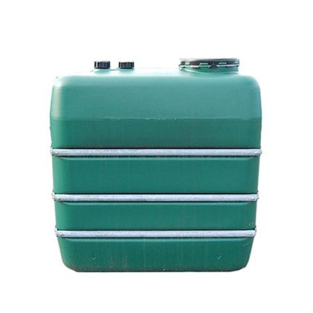 Regenwatertank, polyetheen, 1500 liter, 152 x 72 x 160,5 cm, bovengronds, incl. staalband Regenwatertank, polyetheen, 1500 liter, 152 x 72 x 160,5 cm, bovengronds, incl. staalband