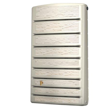 Extra SLIM wandtank 400 l. stone decor beige l.119xb.28xh.184 K Extra SLIM wandtank 400 l. stone decor beige l.119xb.28xh.184 K