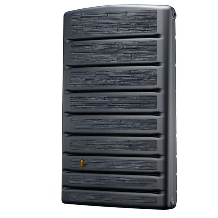 Extra SLIM wandtank 400 l. stone decor grafiet l.119xb.28xh.184 K Extra SLIM wandtank 400 l. stone decor grafiet l.119xb.28xh.184 K