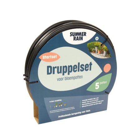 SummerRain druppelsysteem voor balkon en terras, max. 5 bloempotten SummerRain druppelsysteem voor balkon en terras, max. 5 bloempotten