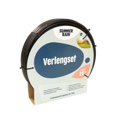 SummerRain verlengset druppelsysteem en sproeiset, 16 mm, l = 25 m SummerRain verlengset druppelsysteem en sproeiset, 16 mm, l = 25 m