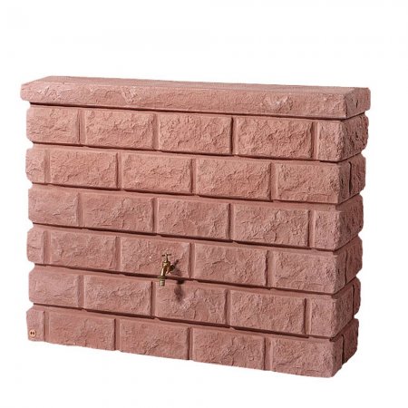 ROCKY muur 400 liter steenrood l.120 x b.40 x h.100 cm # M ROCKY muur 400 liter steenrood l.120 x b.40 x h.100 cm # M